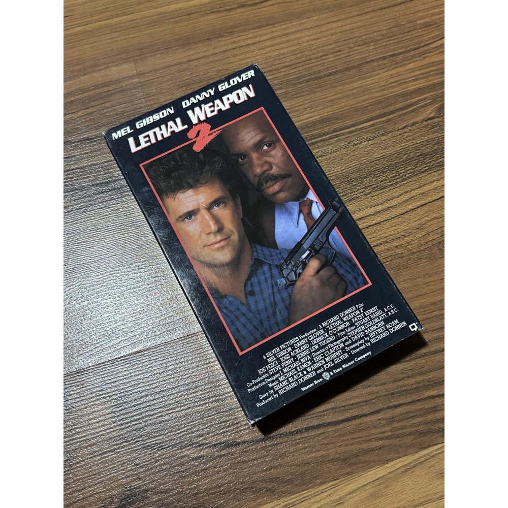 Lethal Weapon 2 VHS 1989 Mel Gibson Danny Glover Joe Pesci